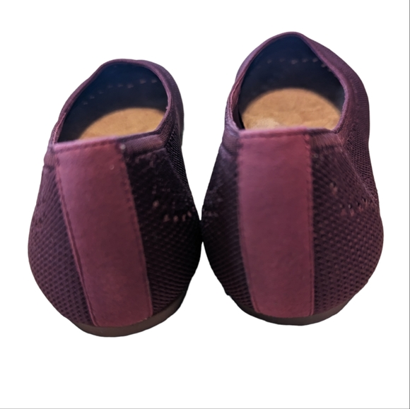 Women's Softwalk Santorini burgundy flats size 8W - Picture 7 of 8